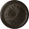 Ekena Millwork Luton Ceiling Medallion (Fits Canopies up to 1 1/8"), Hand-Painted Stone Hearth, 15 3/4"OD x 5/8"P CM16LUSHF - alternate 1